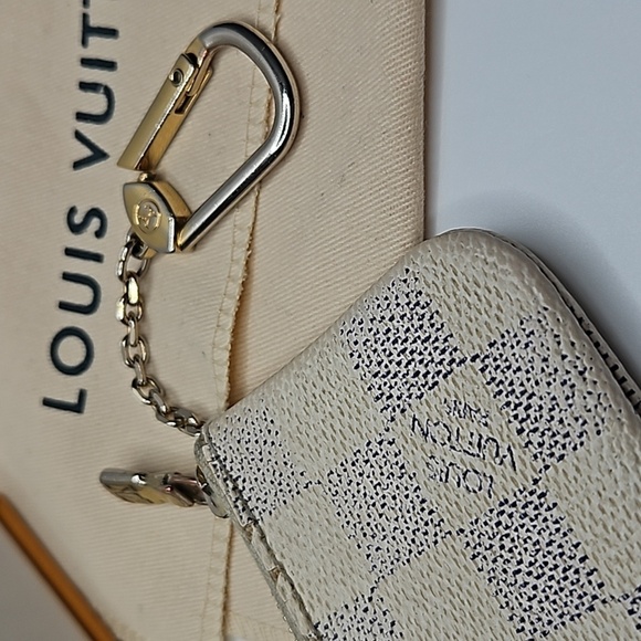 Louis Vuitton Damier Azure Key Pouch Pochette Cles - Picture 2 of 5